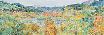 October in the Wilderness by Catherine Perehudoff sold for $500