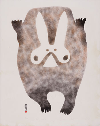 Running Rabbit by Pudlo Pudlat sold for $2,500