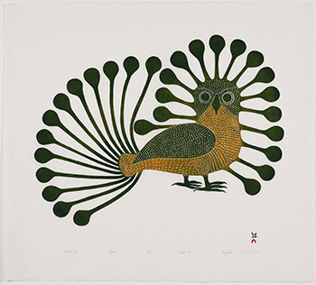 Radiant Owl by Kenojuak Ashevak vendu pour $28,125