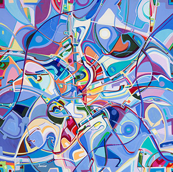 North Untouched by Alex Simeon Janvier sold for $46,250