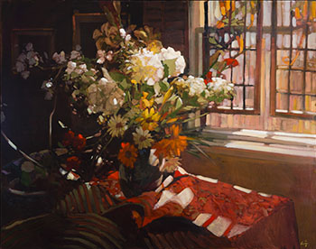 Interior, Fourth Avenue by Philip Craig sold for $7,500