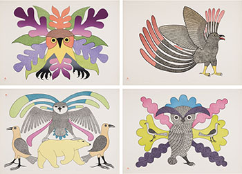 Theo Waddington Commissioned Portfolio by Kenojuak Ashevak sold for $20,000