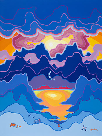 Wilderness of Yukon by Ted Harrison sold for $103,250