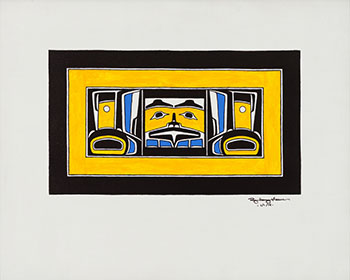 Raven Chilkat by Roy Henry Vickers sold for $3,750
