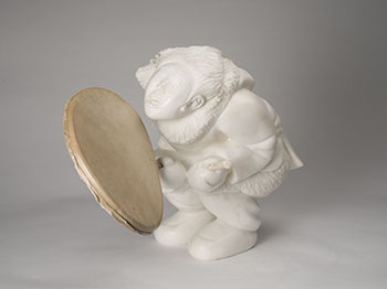 Keeping up the Beat by Manasie Akpaliapik sold for $3,750
