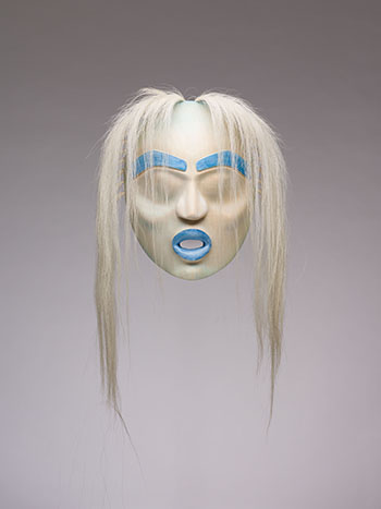 Shaman's Portrait Moon by Klatle -Bhi sold for $4,375