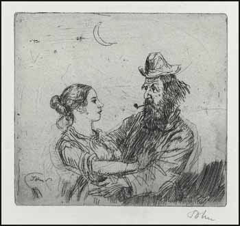 The Amorous Tramp by Augustus Edwin John vendu pour $460