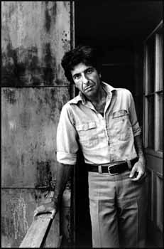 Poet Leonard Cohen, Montreal by Sam Tata vendu pour $1,035