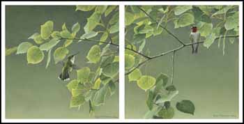 Hummingbirds by Robert Bateman sold for $26,325