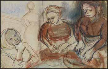 Three Women by Lilian Frieman sold for $375