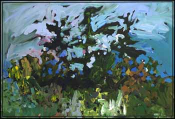 3 Trees / Sky by Leslie Donald Poole sold for $2,125