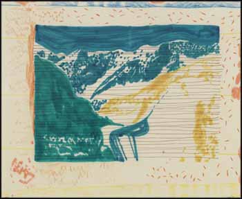Banff Postcard #5 by Claude Herbert Breeze sold for $375