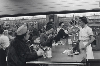 Luncheonette at Woolworths, Montreal, 1956 by Sam Tata vendu pour $3,245