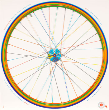 Doc Morton Front Wheel by Gregory Richard Curnoe sold for $12,980