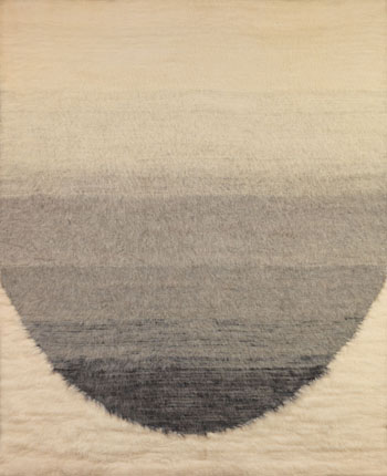 Demi cercle gris dans le blanc by Mariette Rousseau-Vermette vendu pour $500