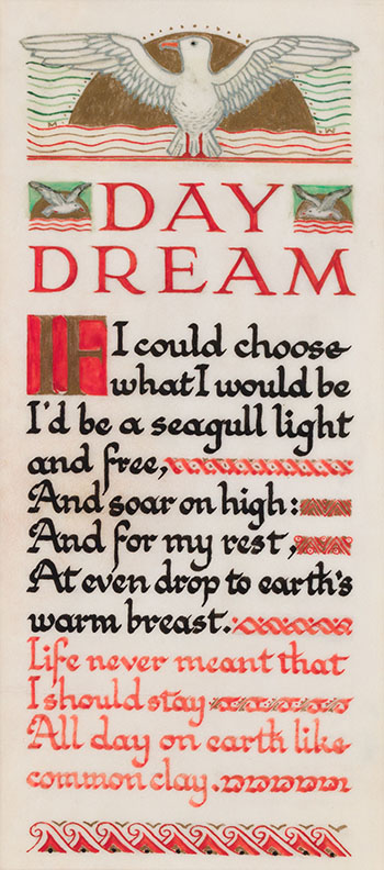 Illumination: Day Dream by Margaret Adelaide Williams vendu pour $500