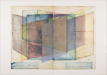 A Clear View: The Passage of Light (diptych) by Jenna Alderton vendu pour $1,500