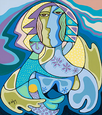 Child of the Universe by Daphne Odjig sold for $49,250