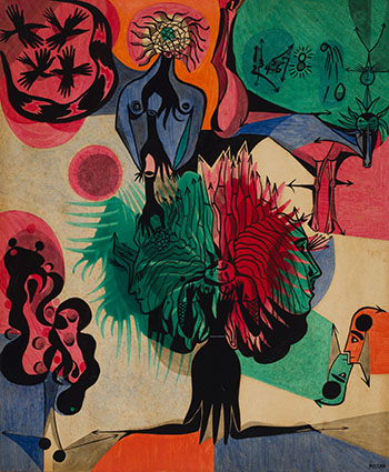 Les masques by Alfred Pellan sold for $37,250