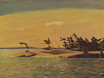 North Point, Midway Island, Georgian Bay by Charles Fraser Comfort sold for $13,750