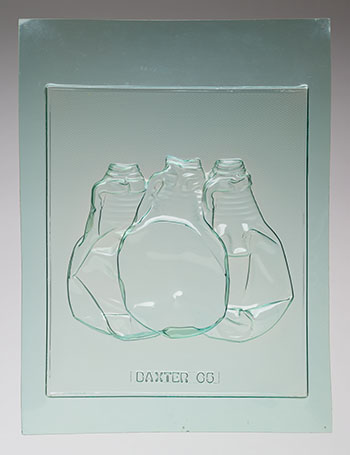 Clear Still Life - 3 Crushed Bottles by Iain Baxter sold for $3,438