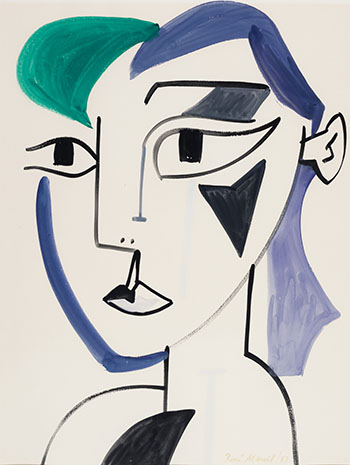 Female Head by René Marcil sold for $1,375