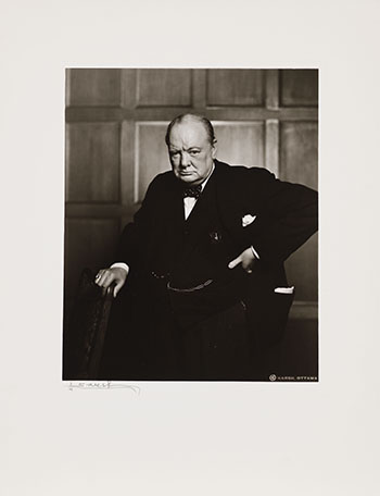 Churchill by Yousuf Karsh vendu pour $10,000