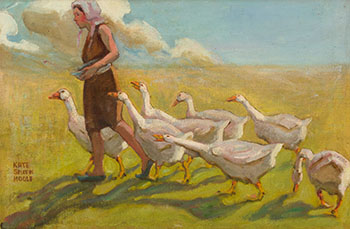 Geese by Kate Smith Hoole sold for $5,938