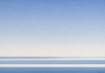 Summer Ice, Strait of Belle Isle by Christopher Pratt sold for $61,250