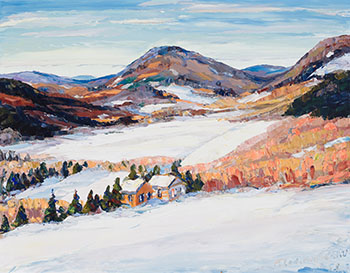 Ste-Adèle, Laurentides, P.Q. by Fleurimond Constantineau sold for $563