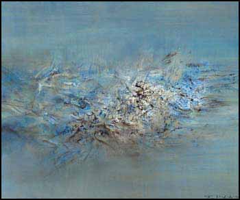 Untitled by Zao Wou-Ki sold for $80,500