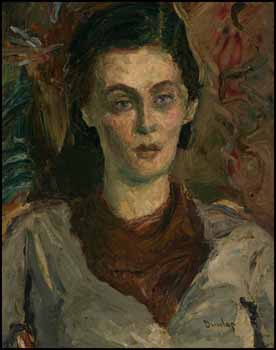 Portrait of the Artist's Daughter by Ronald Ossory Dunlop vendu pour $2,300