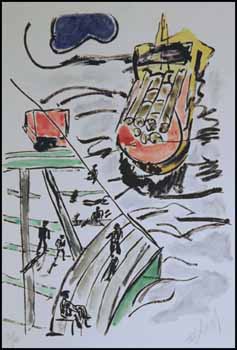 La péniche by Fernand Léger vendu pour $1,265
