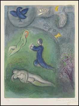 Daphnis and Lycenion by Marc Chagall sold for $9,360