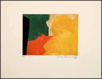 Composition verte, rouge et orange by Serge Poliakoff vendu pour $4,130