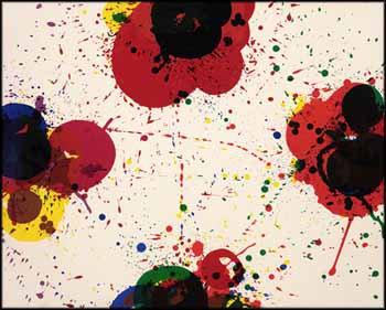Red Again by Sam Francis sold for $3,245