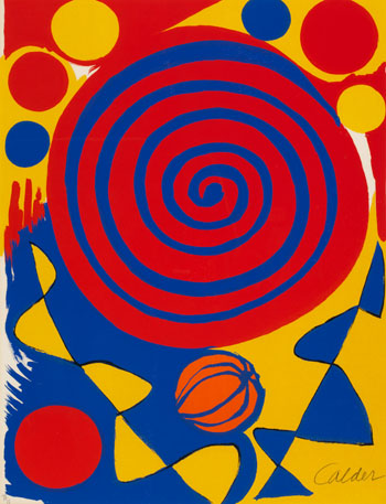 Magie eolienne by Alexander Calder sold for $2,813