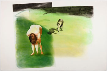Untitled (Woman with Dog) by Eric Fischl vendu pour $1,063