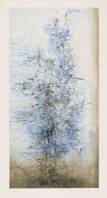 Untitled (Agerup 119) by Zao Wou-Ki sold for $5,938