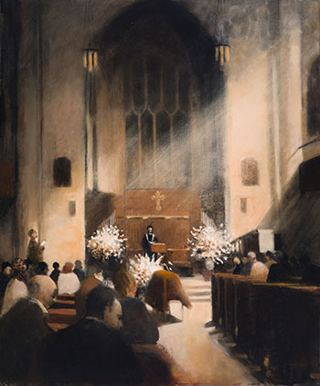 Requiem for the Singing Teacher by Bill Jacklin sold for $2,813