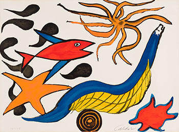 Star, from Our Unfinished Revolution by Alexander Calder sold for $3,438
