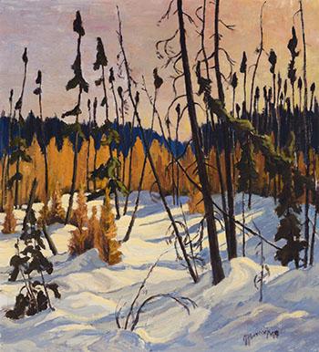 Boreal Forest, North of Lake Superior, 1949 by Dr. Maurice Hall Haycock sold for $8,750