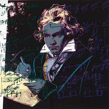 Beethoven (F.S.II.393) by Andy Warhol sold for $109,250