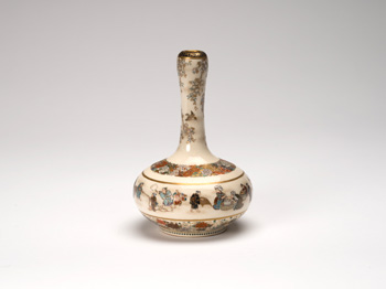 A Japanese Satsuma 'Figural' Bottle Vase, Meiji Period, Circa 1900 by Yabu Meizan sold for $5,313