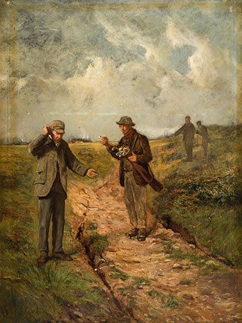 Gullane Links - A Bad Lie by George W. Aikman sold for $2,500