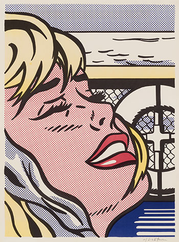 Shipboard Girl (Corlett II.6) by Roy Lichtenstein sold for $40,250