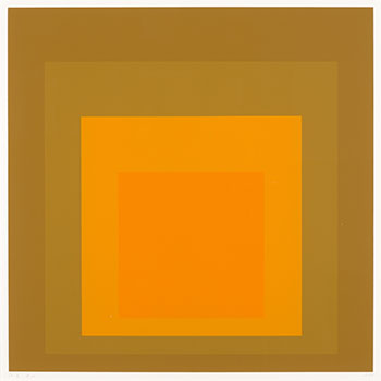 SP XI by Josef Albers sold for $8,125