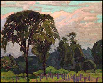 Untitled - Trees in a Meadow by Lawrence Arthur Colley Panton sold for $1,035