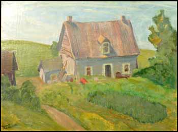 House near Grenville by Muriel Yvonne McKague Housser sold for $5,463