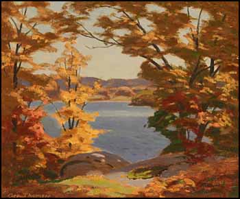 A Lake Vista (Lake Muskoka) by George Thomson sold for $1,380